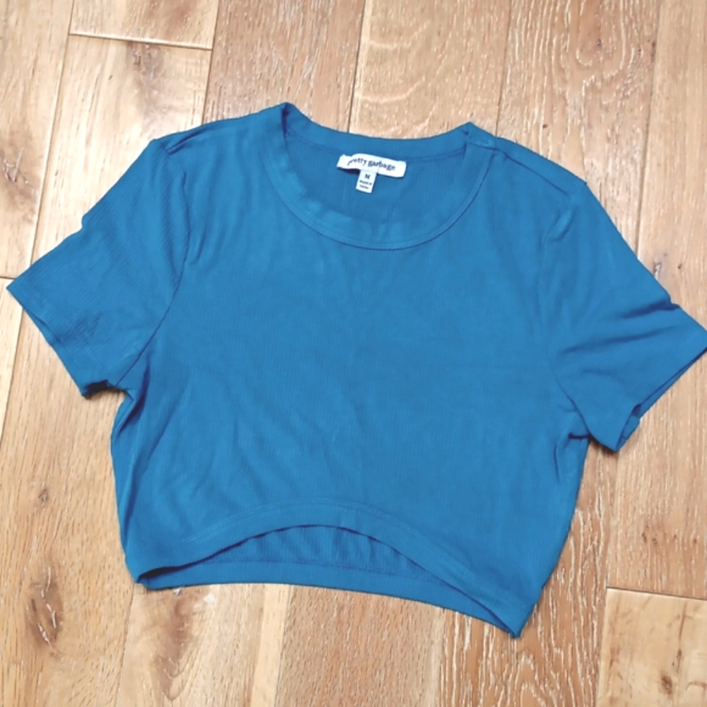 Blue Women's Crop Top